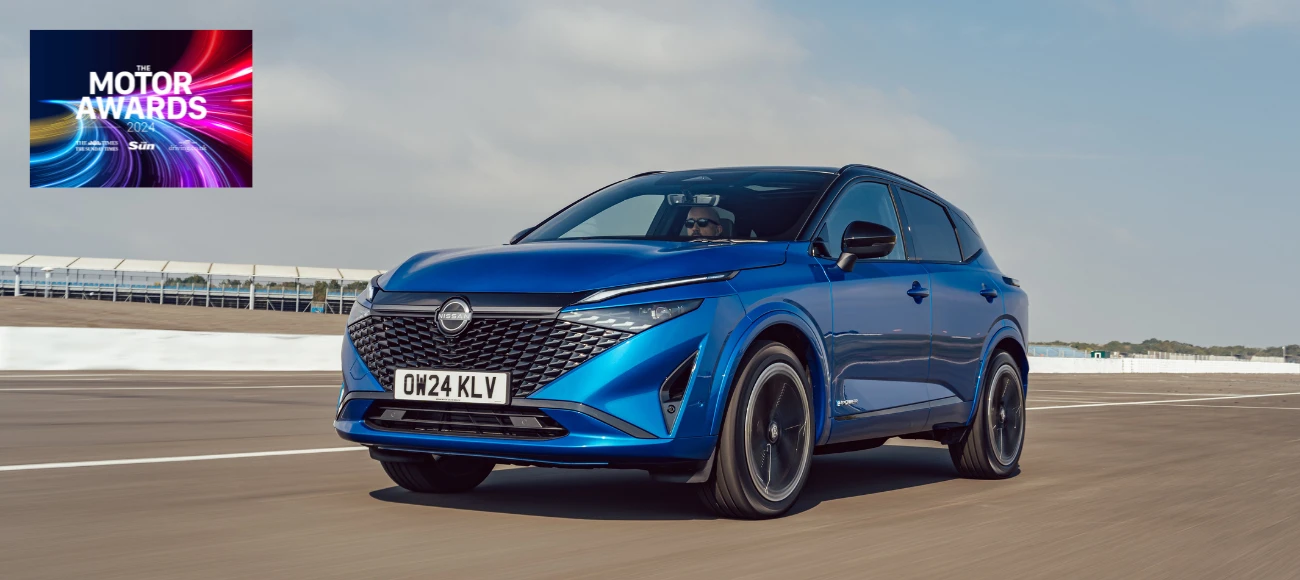 Victory for the New Nissan Qashqai with e-POWER at the News UK Motor Awards 2024